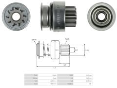UMD 5413 - MARŞ DİŞLİSİ 10 DİŞ