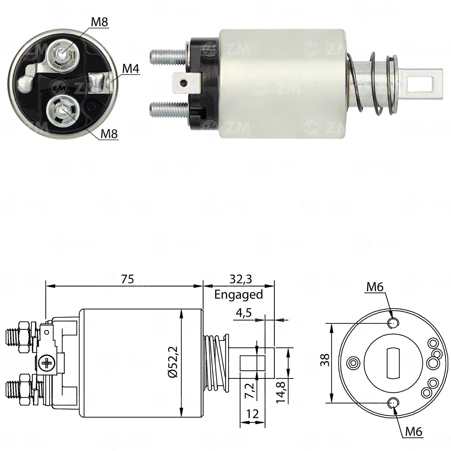 ZM 686 - MARŞ OTOMATİĞİ 12V