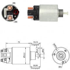 ZM 9860 - MARŞ OTOMATİĞİ 12V