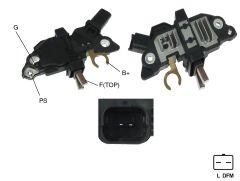 ALTERNATOR KONJEKTOR 12V CITROEN C3 1,4-1,6 HDI / C4 1,6-2,0 HDI / PEUGEOT 206 1,6 HDI / 307 1,6-2,0 HDI