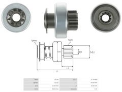 UMD 5754 - MARŞ DİŞLİSİ 10 DİŞ