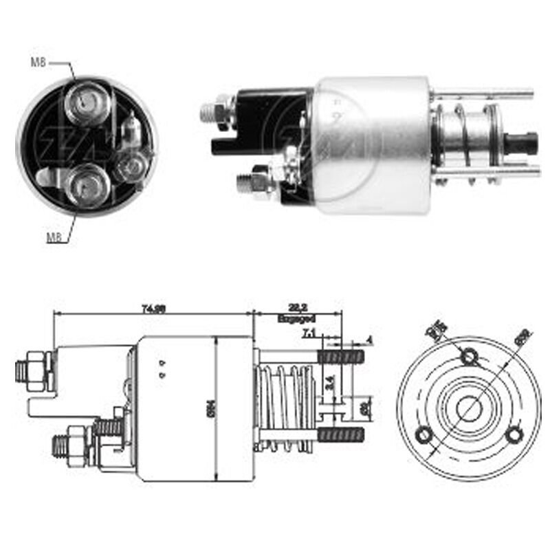ZM 3397 - MARŞ OTOMATİĞİ 12V