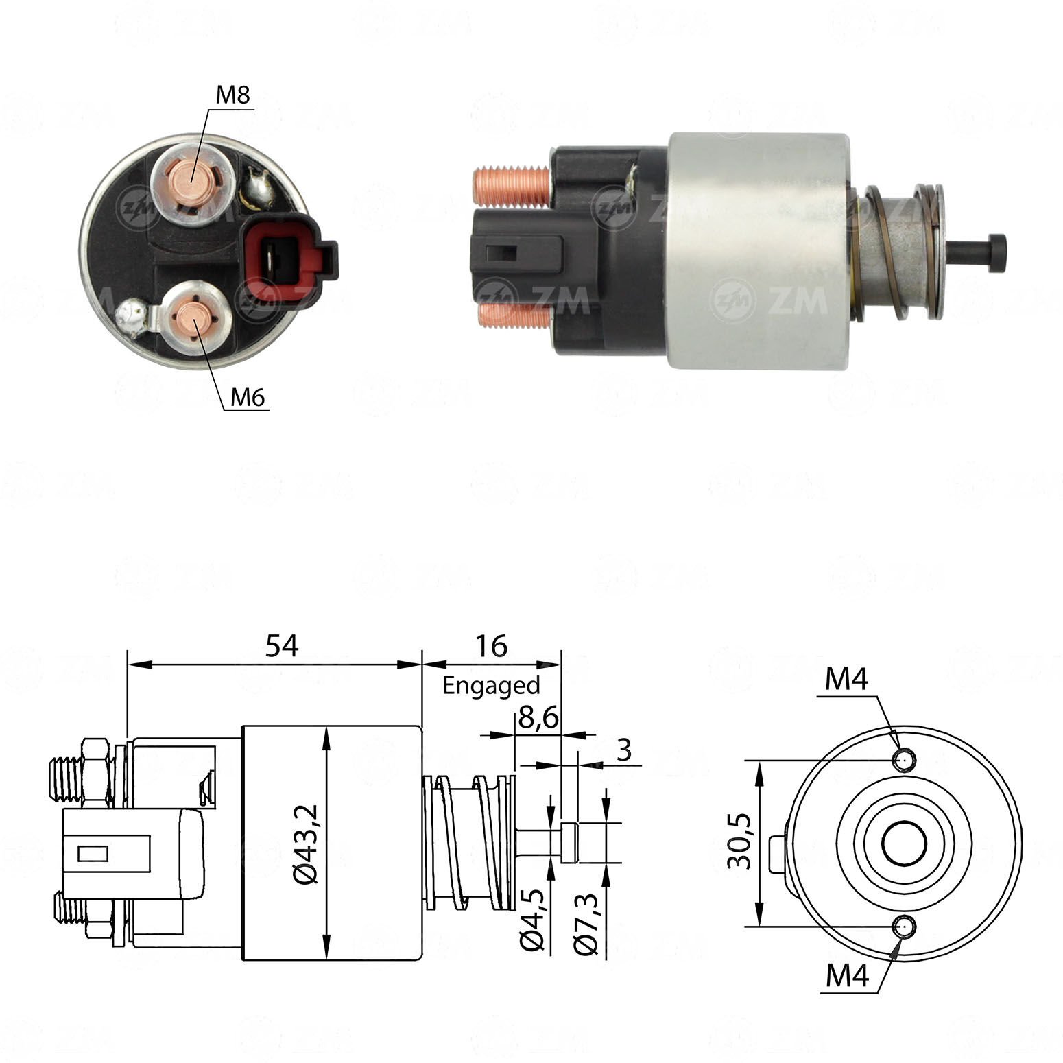 ZM 2391 - MARŞ OTOMATİĞİ 12V
