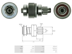 UMD 5435 - MARŞ DİŞLİSİ 9 DİŞ