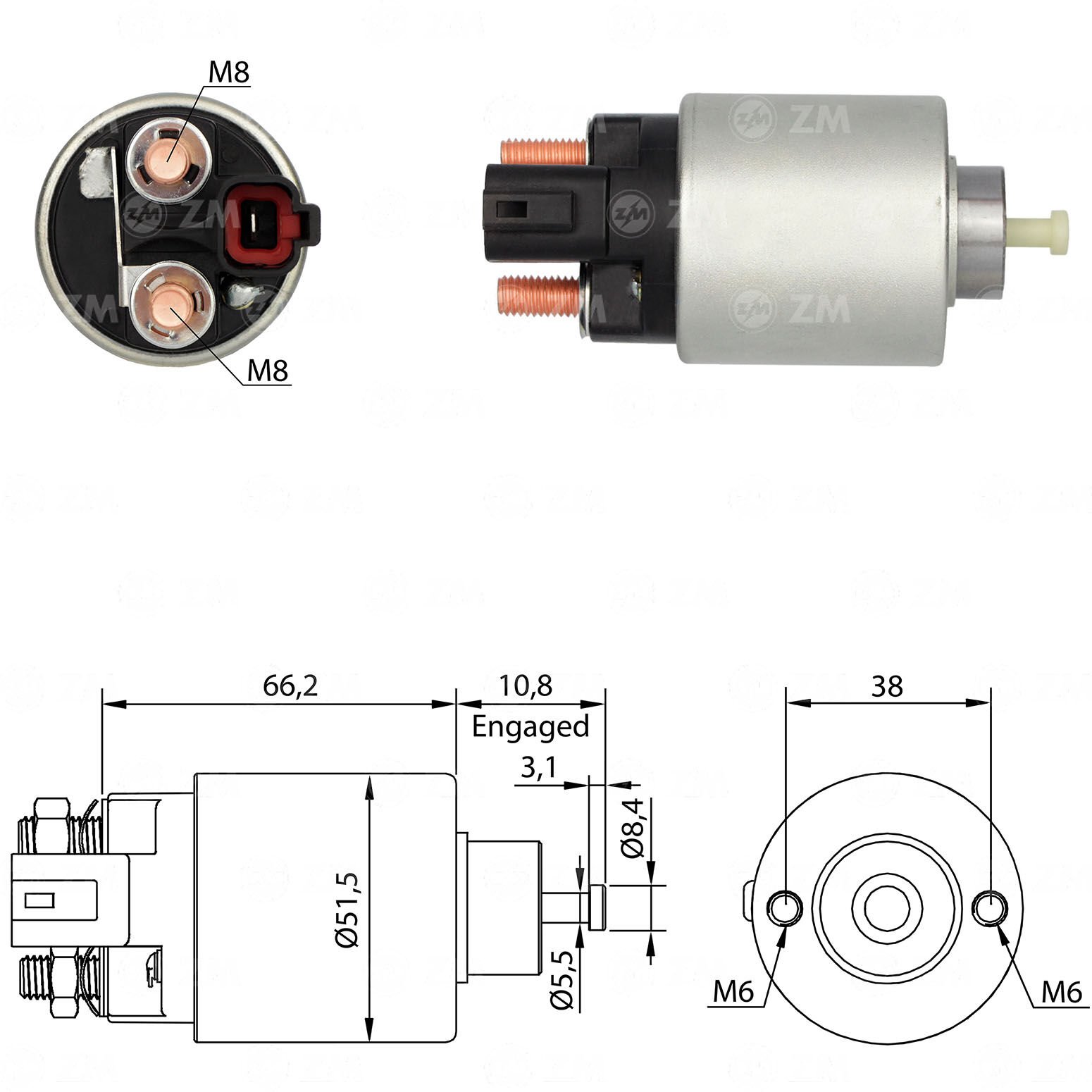 ZM 2995 - MARŞ OTOMATİĞİ 12V