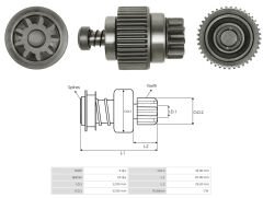 UMD 5437 - MARŞ DİŞLİSİ 9 DİŞ