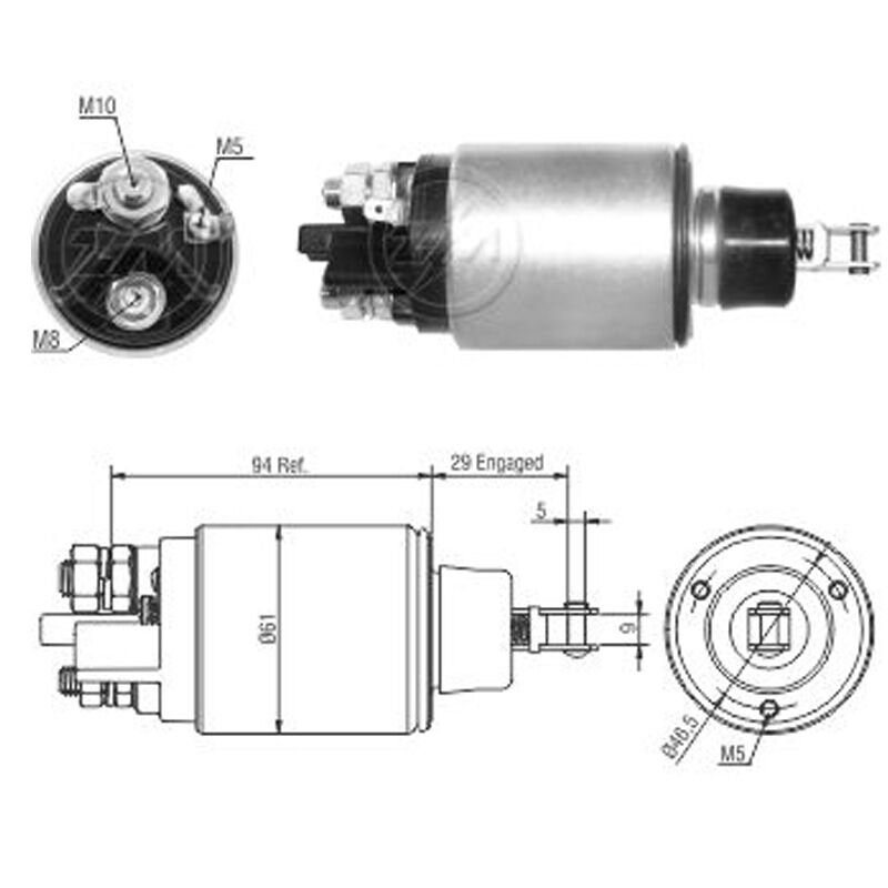 ZM 825 - MARŞ OTOMATİĞİ 12V