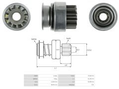 UMD 5447 - MARŞ DİŞLİSİ 12 DİŞ