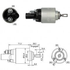 ZM 8381 - MARŞ OTOMATİĞİ 12V