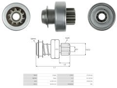 UMD 5462 - MARŞ DİŞLİSİ 10 DİŞ
