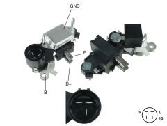 ALTERNATOR KONJEKTOR 12V ISUZU NKR PICK-UP - KAMYONET (YUVARLAK SOKET)