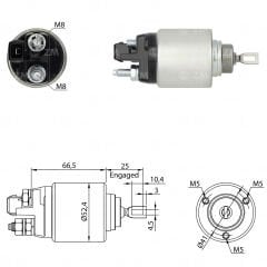 ZM 7381 - MARŞ OTOMATİĞİ 12V