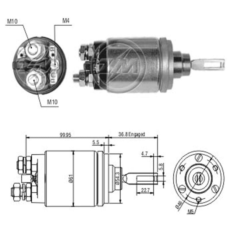 ZM 742 - MARŞ OTOMATİĞİ 12V