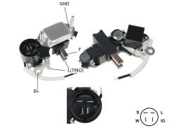 ALTERNATOR KONJEKTOR 12V OPEL ASTRA / VECTRA / CORSA (4 FISLI)