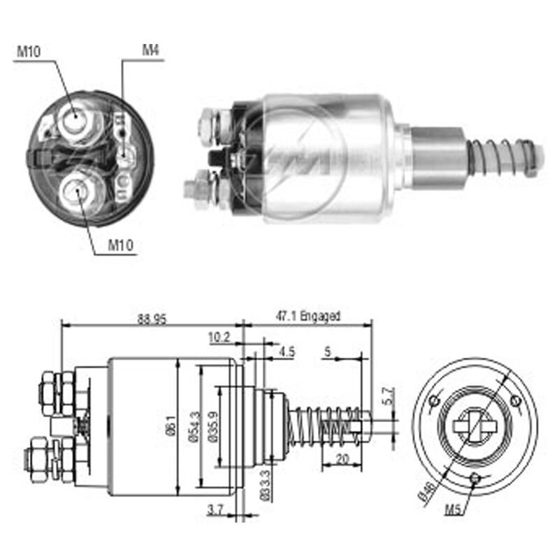 ZM 734 - MARŞ OTOMATİĞİ 12V