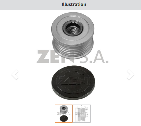 ZEN 5463 - ALTERNATÖR KASNAK