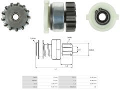 UMD 5485 - MARŞ DİŞLİSİ 13 DİŞ