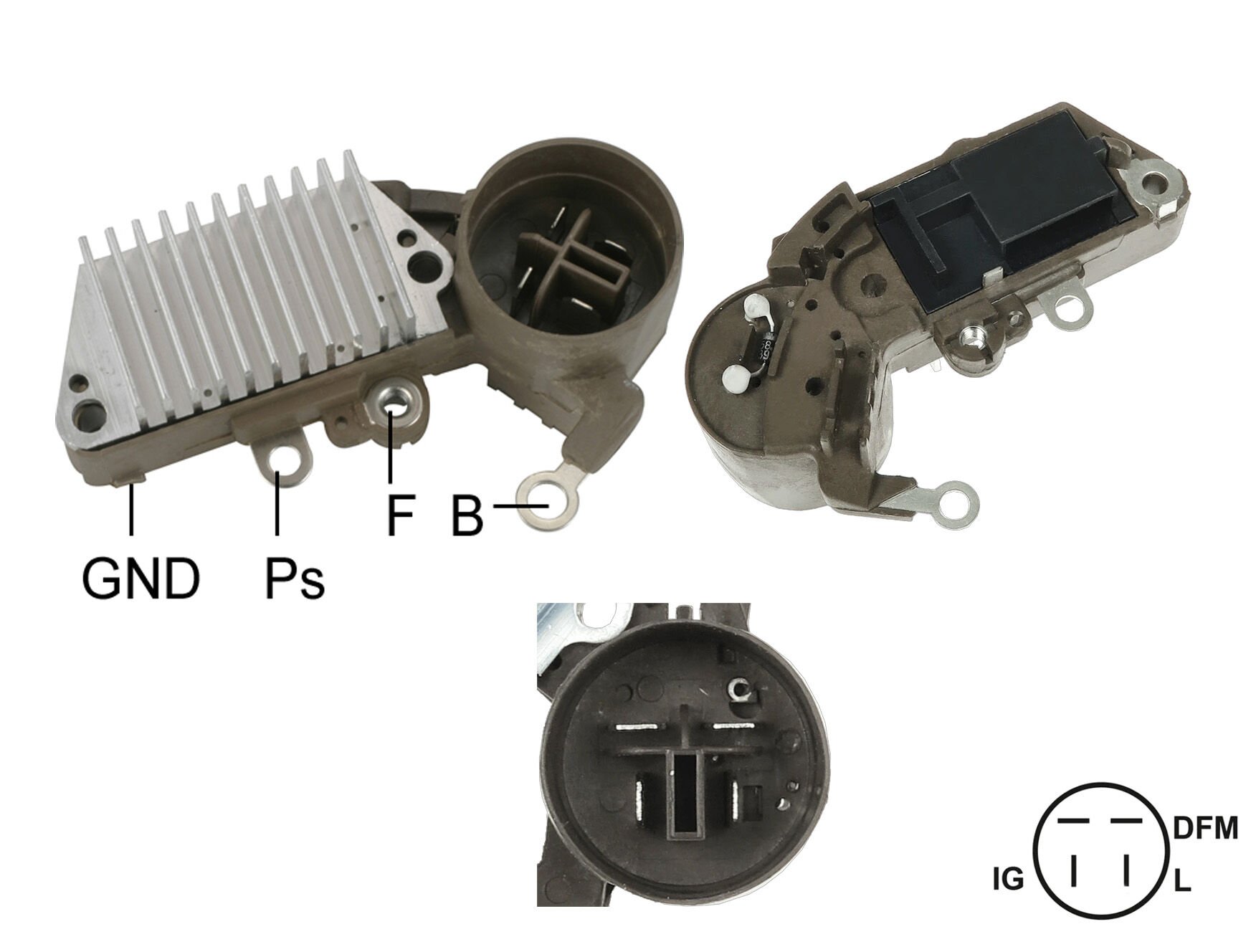 ALTERNATOR KONJEKTOR 12V HONDA 4 FIS 63,5MM