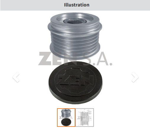 ZEN 5595 - ALTERNATÖR KASNAK