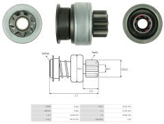UMD 5493 - MARŞ DİŞLİSİ 8 DİŞ