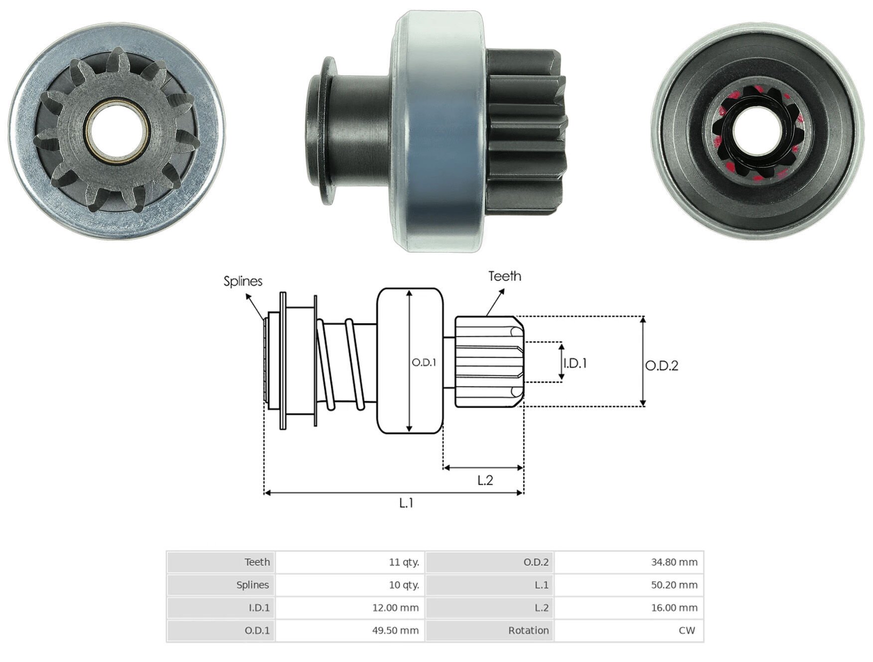 MARS DISLISI 11 DIS BMW 3.25TD - 3.30D - 5.25D - X3 - X5 3.0D (UMM-3357)