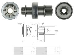 UMD 5495 - MARŞ DİŞLİSİ 8 DİŞ