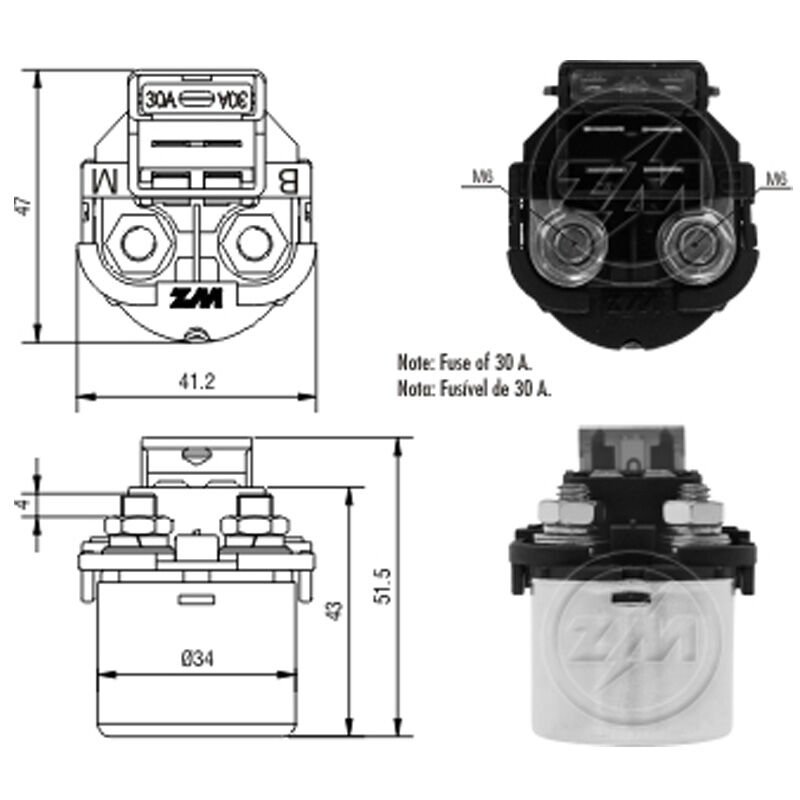 ZM 103 - MARŞ OTOMATİĞİ 12V