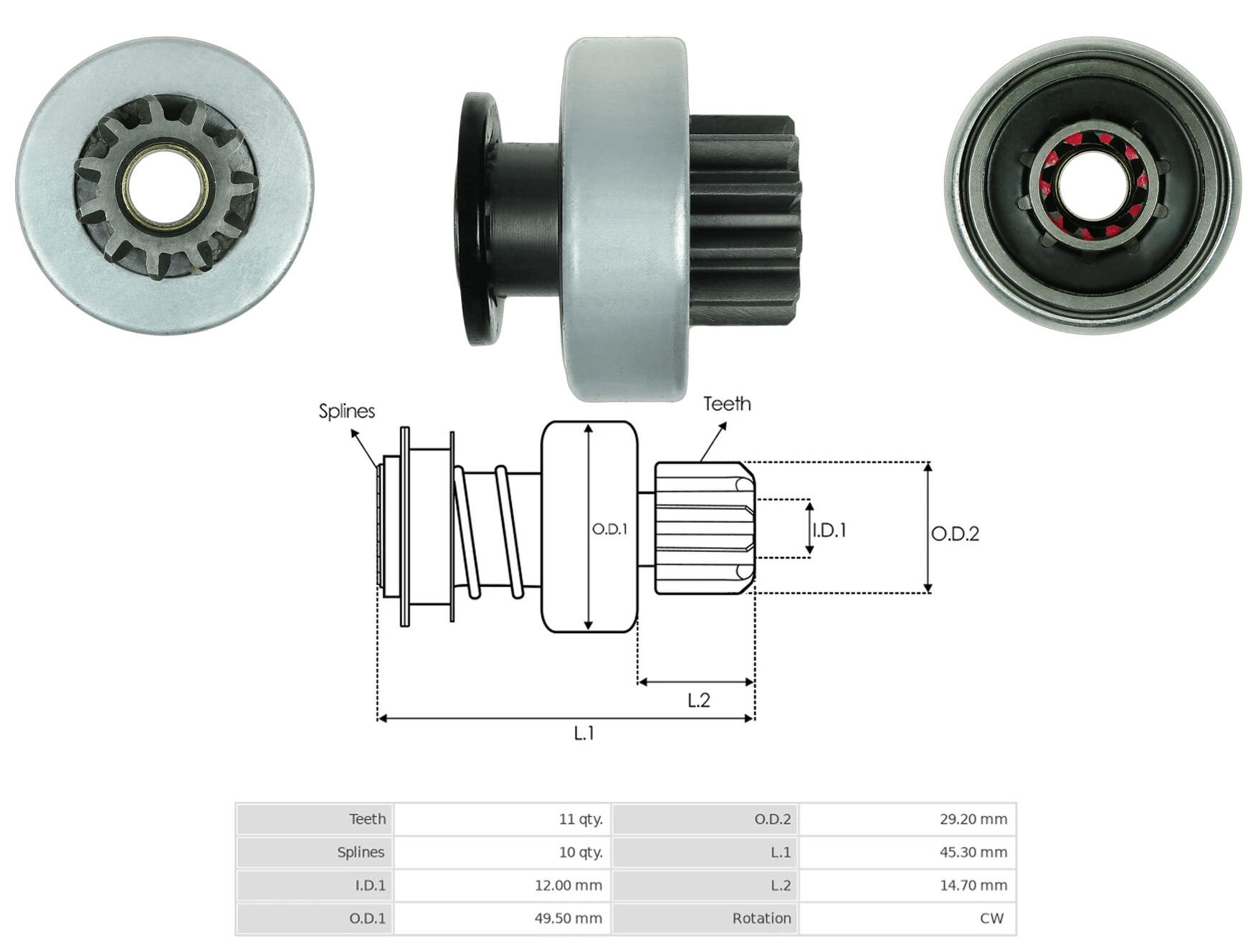 MARS DISLISI 11 DIS PEUGEOT PARTNER TEPEE - BIPPER - 107 - 207 - 307 - 5008 1.6 HDI MOTOR / CITROEN BERLINGO - C1