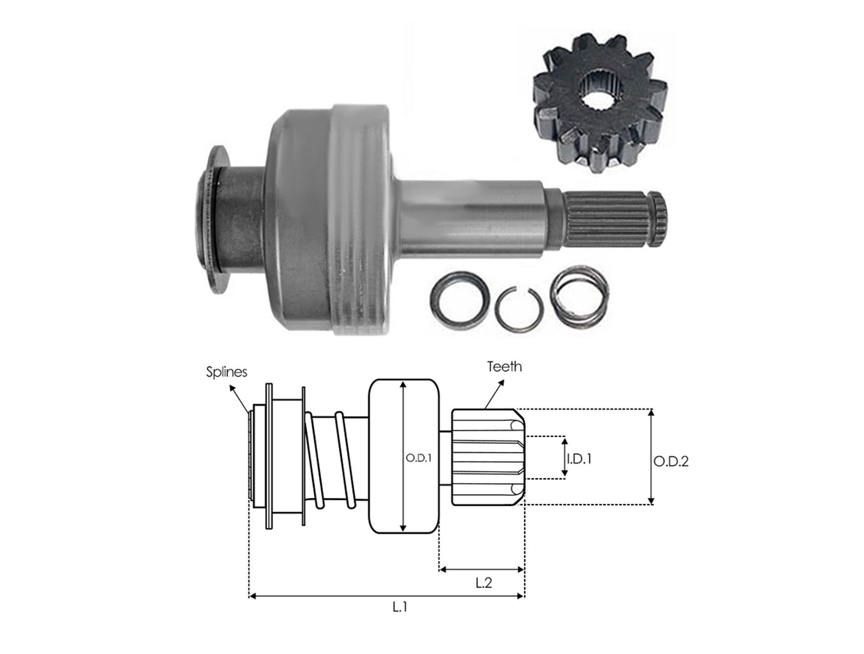 UMD 5749 - MARŞ DİŞLİSİ 11 DİŞ