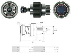 UMD 5504 - MARŞ DİŞLİSİ 9 DİŞ