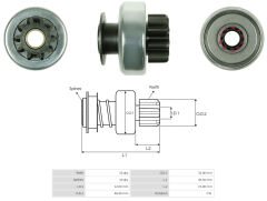 UMD 5750 - MARŞ DİŞLİSİ 10 DİŞ