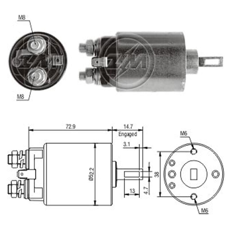 ZM 782 - MARŞ OTOMATİĞİ 12V