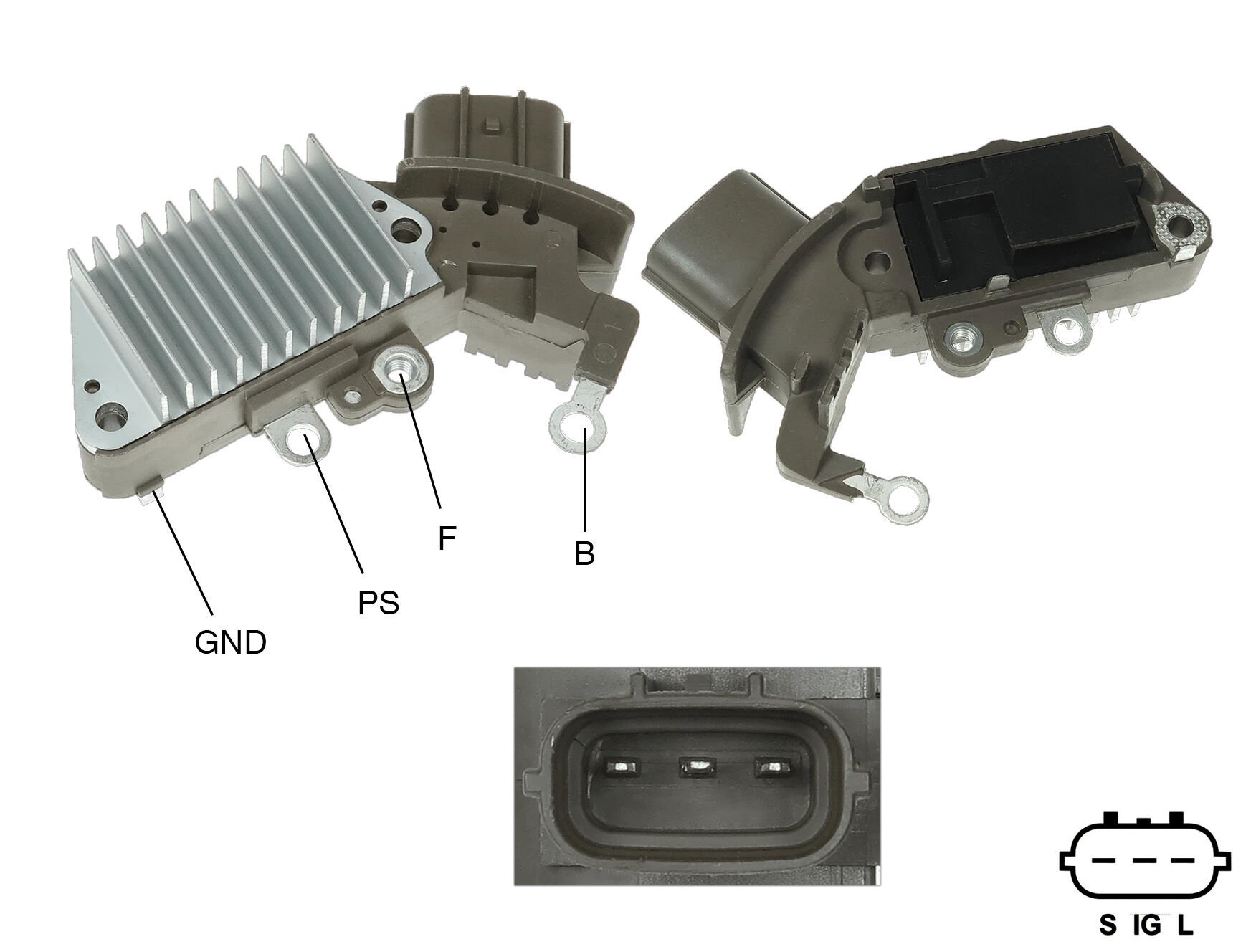 ALTERNATOR KONJEKTOR 12V TOYOTA COROLLA 98 MODEL ENJEKSIYONLU / CAMRY / LEXUS 63,5MM