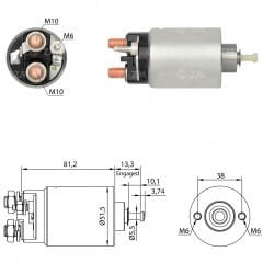 ZM 766 - MARŞ OTOMATİĞİ 12V